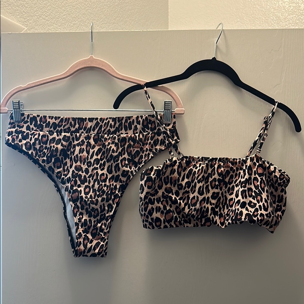Leopard Print Women's bikini Set